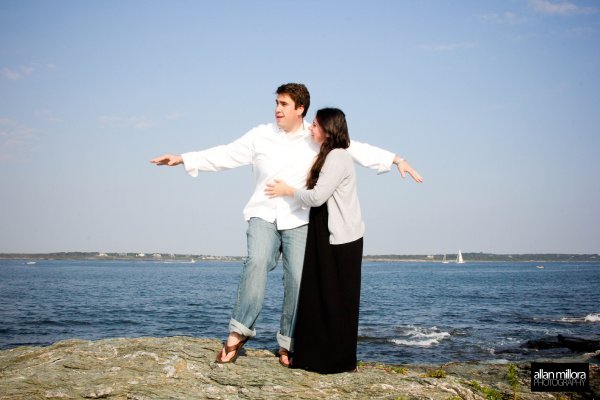 Newport, RI Engagement Session by Allan Millora Photography