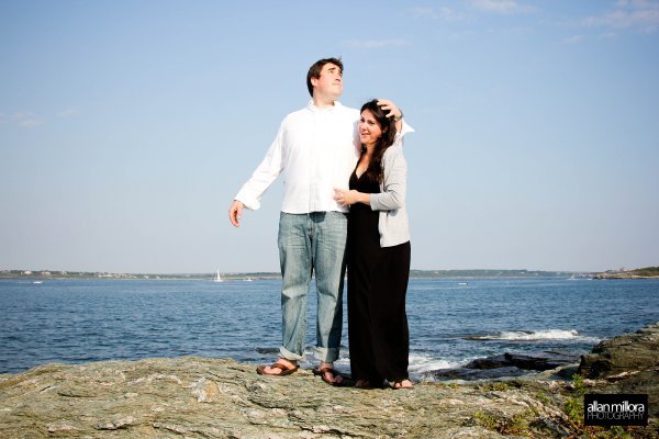 Newport, RI Engagement Session by Allan Millora Photography