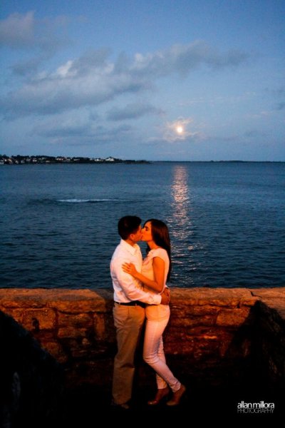 Newport, RI Engagement Session by Allan Millora Photography