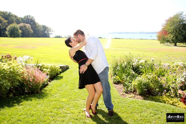 Blithewold Mansion Engagement Session by Allan Millora Photography