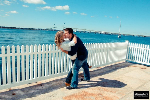 Newport, RI Engagement Session by Allan Millora Photography