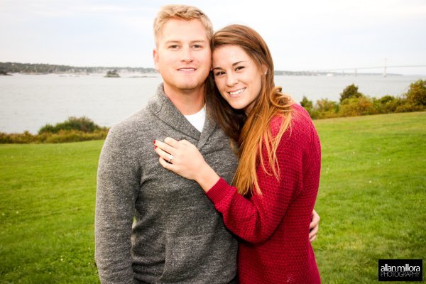 Newport, RI Engagement Session by Allan Millora Photography