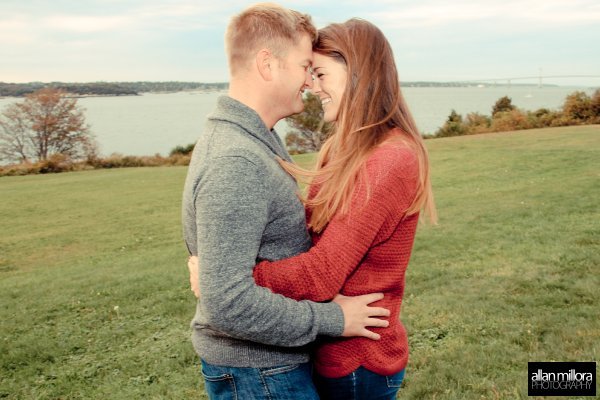 Newport, RI Engagement Session by Allan Millora Photography