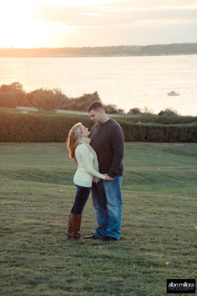 Newport, RI Engagement Session by Allan Millora Photography