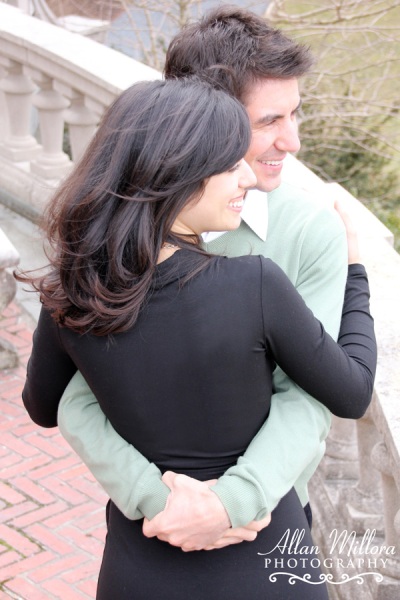 Blithewold Mansion Bristol, RI Engagement Session by Allan Millora Photography