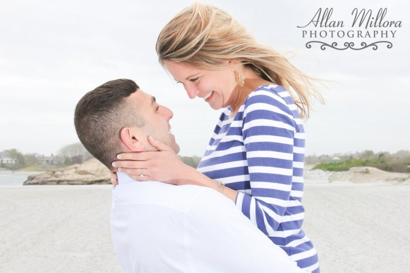 Newport, RI Engagement Session by Allan Millora Photography