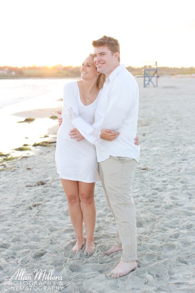 Newport, RI Beach Engagement Session by Allan Millora Photography