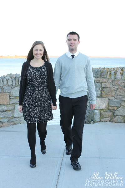 Newport, RI Engagement Session by Allan Millora Photography