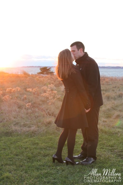 Newport, RI Engagement Session by Allan Millora Photography