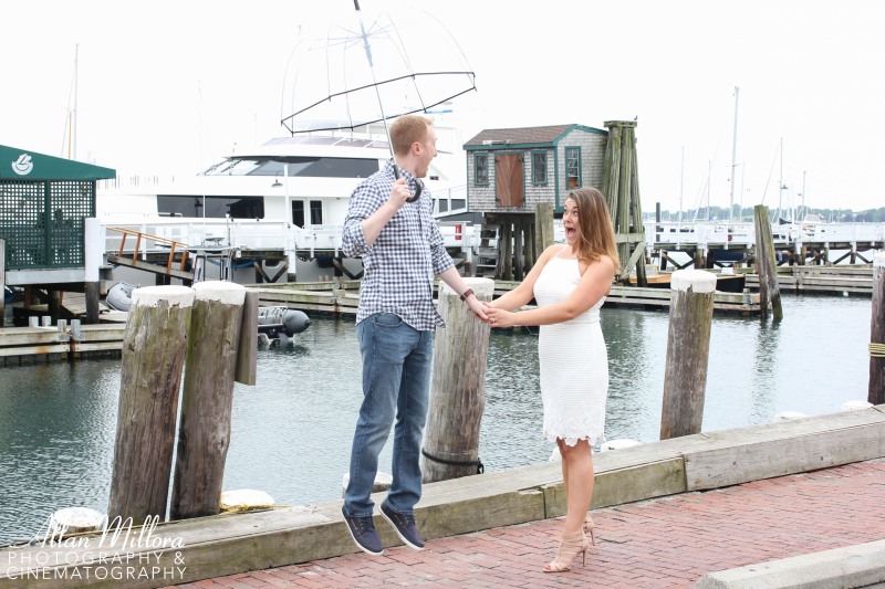 Newport, RI Engagement Session by Allan Millora Photography