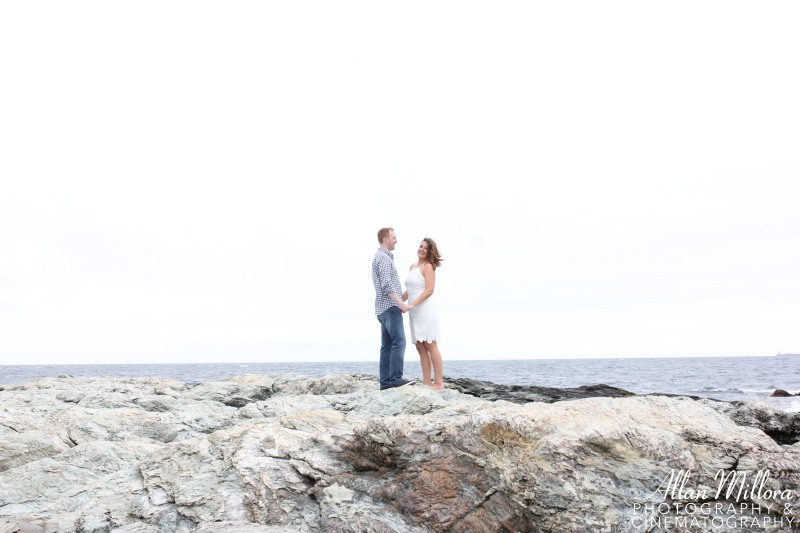 Newport, RI Engagement Session by Allan Millora Photography