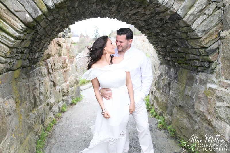 Newport, RI Engagement Session by Allan Millora Photography