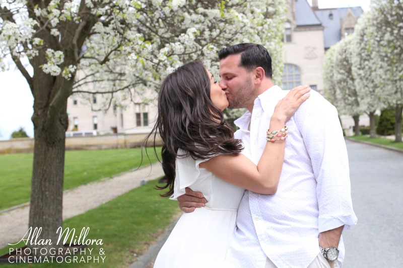 Newport, RI Engagement Session by Allan Millora Photography