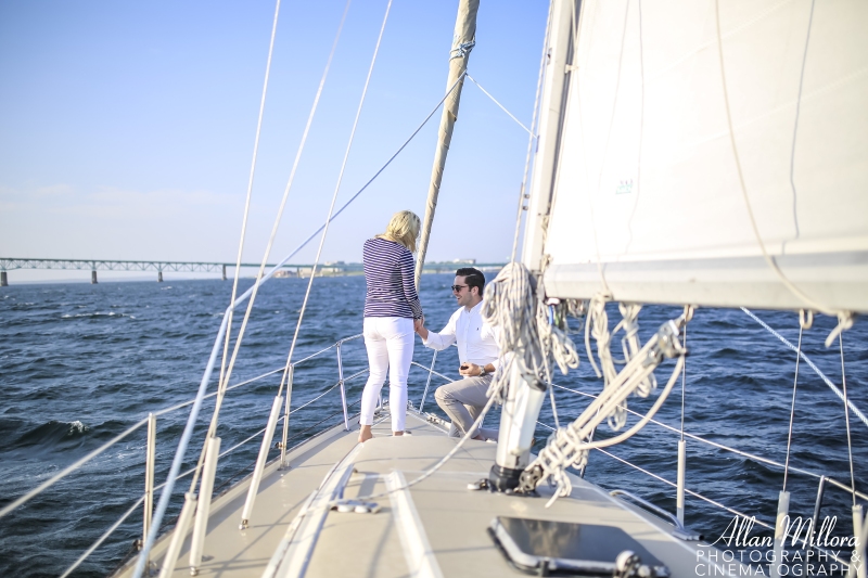 Newport, RI Engagement Session by Allan Millora Photography