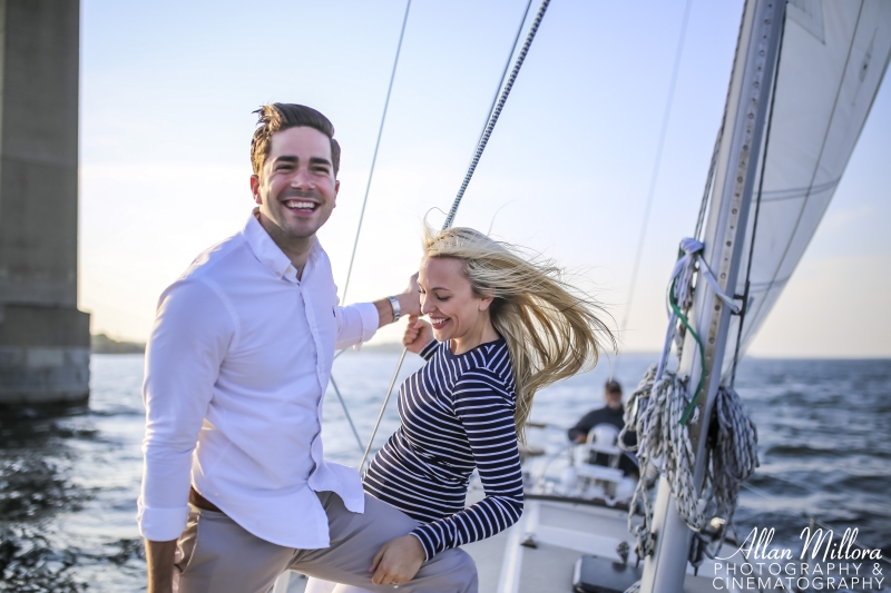 Newport, RI Engagement Session by Allan Millora Photography