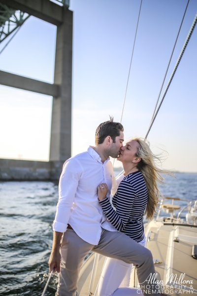 Newport, RI Engagement Session by Allan Millora Photography