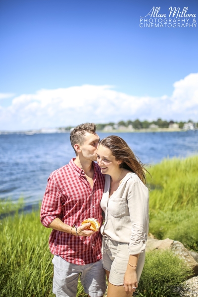 Blithewold Mansion Bristol, RI Engagement Session by Allan Millora Photography