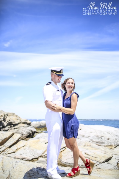 Beavertail Jamestown, RI Engagement Session by Allan Millora Photography