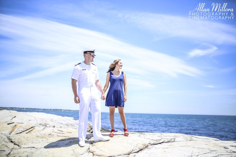 Beavertail Jamestown, RI Engagement Session by Allan Millora Photography