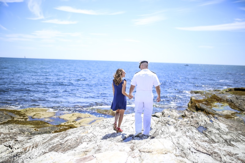 Beavertail Jamestown, RI Engagement Session by Allan Millora Photography