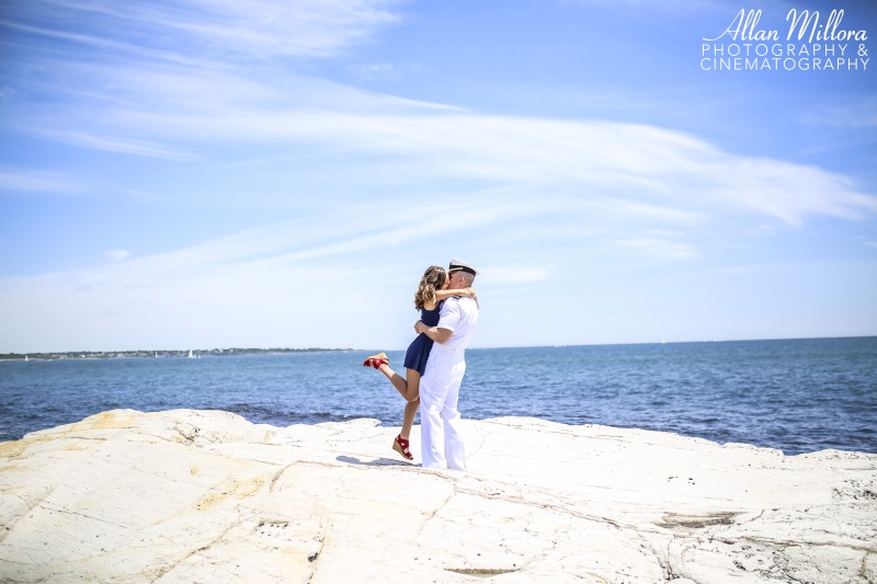 Beavertail Jamestown, RI Engagement Session by Allan Millora Photography