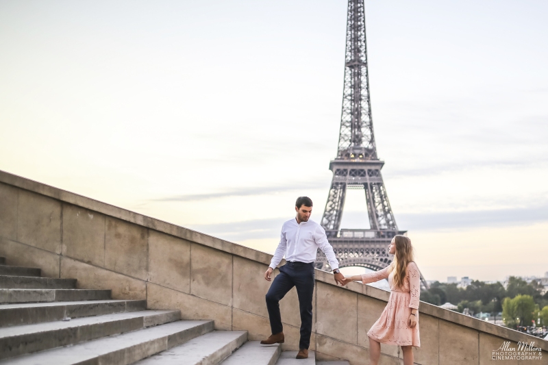 Paris Engagement Session by Allan Millora Photography