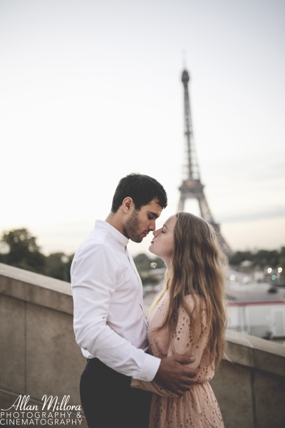 Paris Engagement Session by Allan Millora Photography